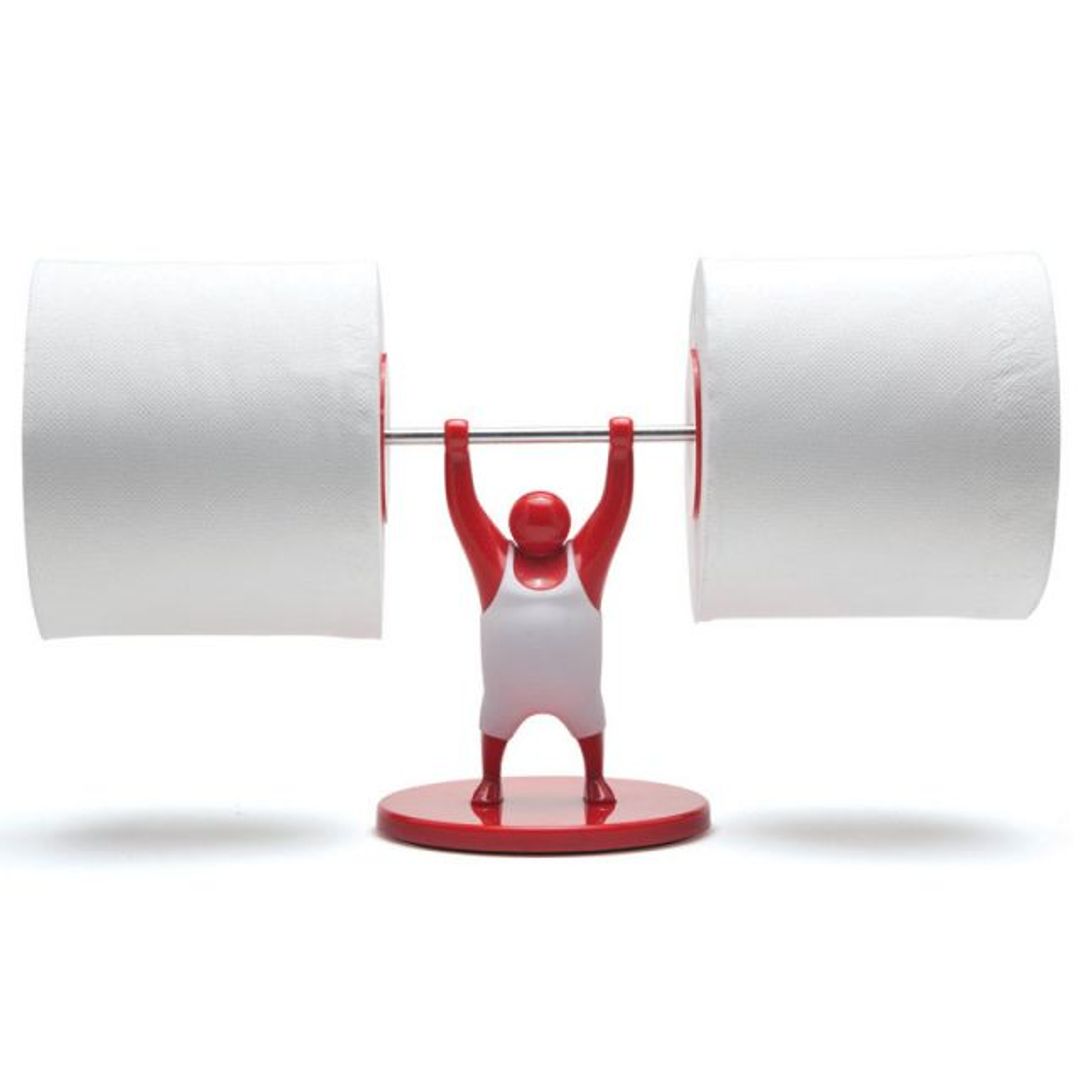 Держатель для туалетной бумаги Штангист Mr. T Держатель для туалетной бумаги Штангист Mr. T