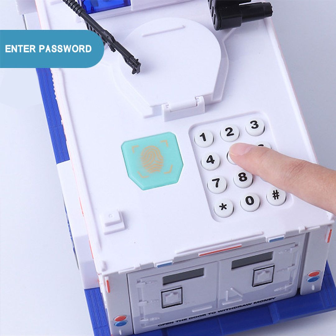 Копилка с кодовым замком Инкассатор