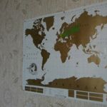 Скретч-карта мира (увеличенная версия) Отзыв