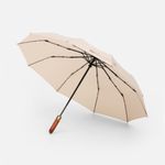 Зонт складной Cloudburst в подарочной упаковке (бежевый) Зонт складной Cloudburst в подарочной упаковке (бежевый)