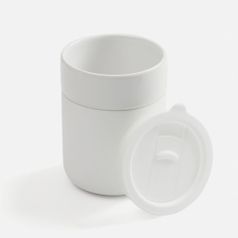 Кружка Nabo с силиконовым держателем (белый)