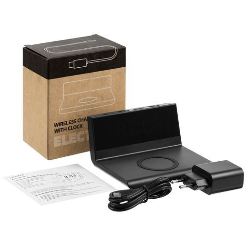 Зарядная станция с часами Electron (ver 2) Зарядная станция с часами Electron (ver 2)