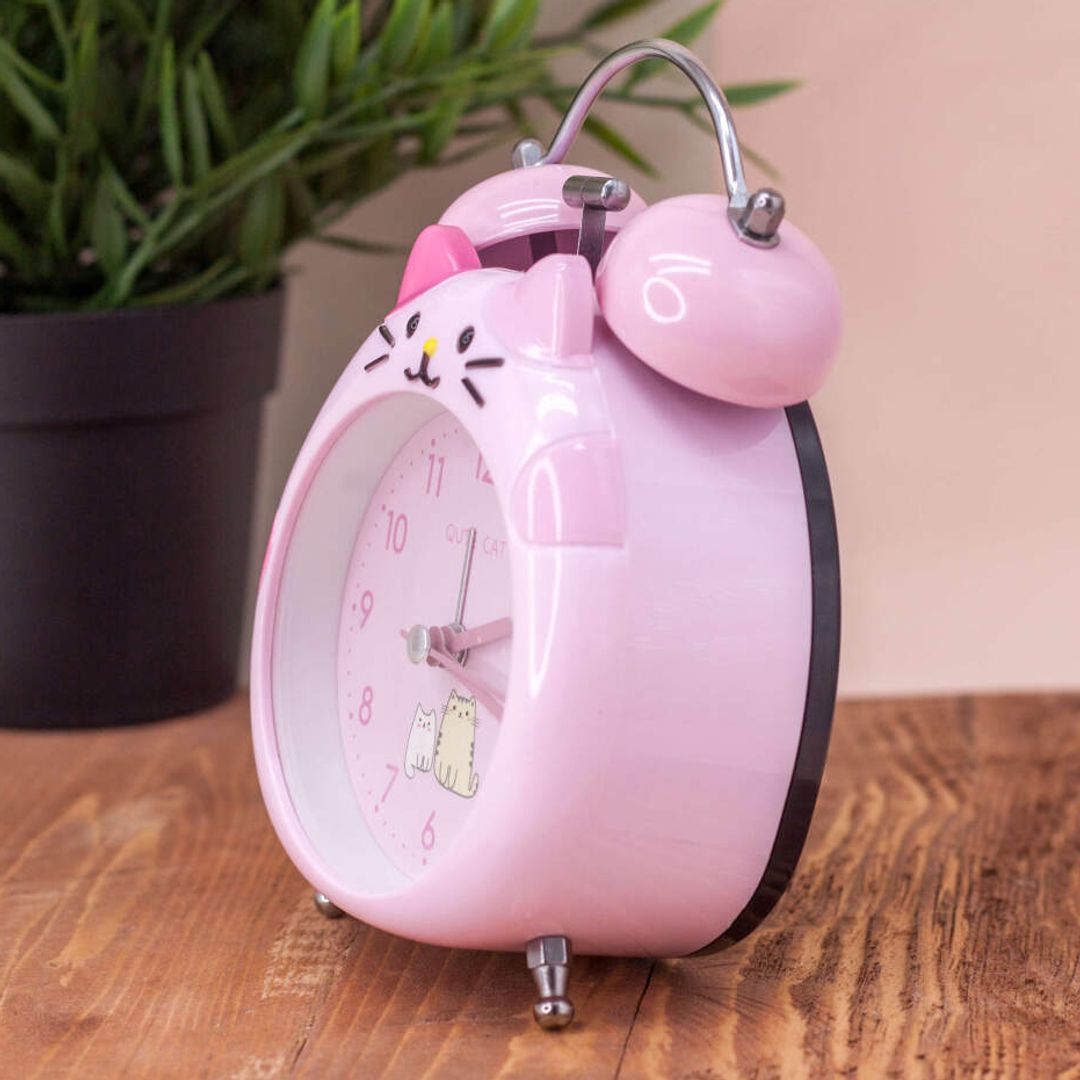 Часы с будильником Кошка Cat