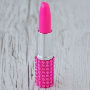 Ручка Помада со стразами (Розовый) Ручка Помада со стразами (Розовый)