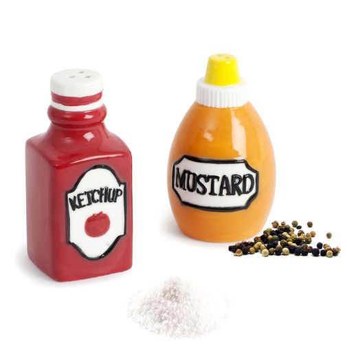 Солонка и перечница Кетчуп и горчица Ketchup & Mustard