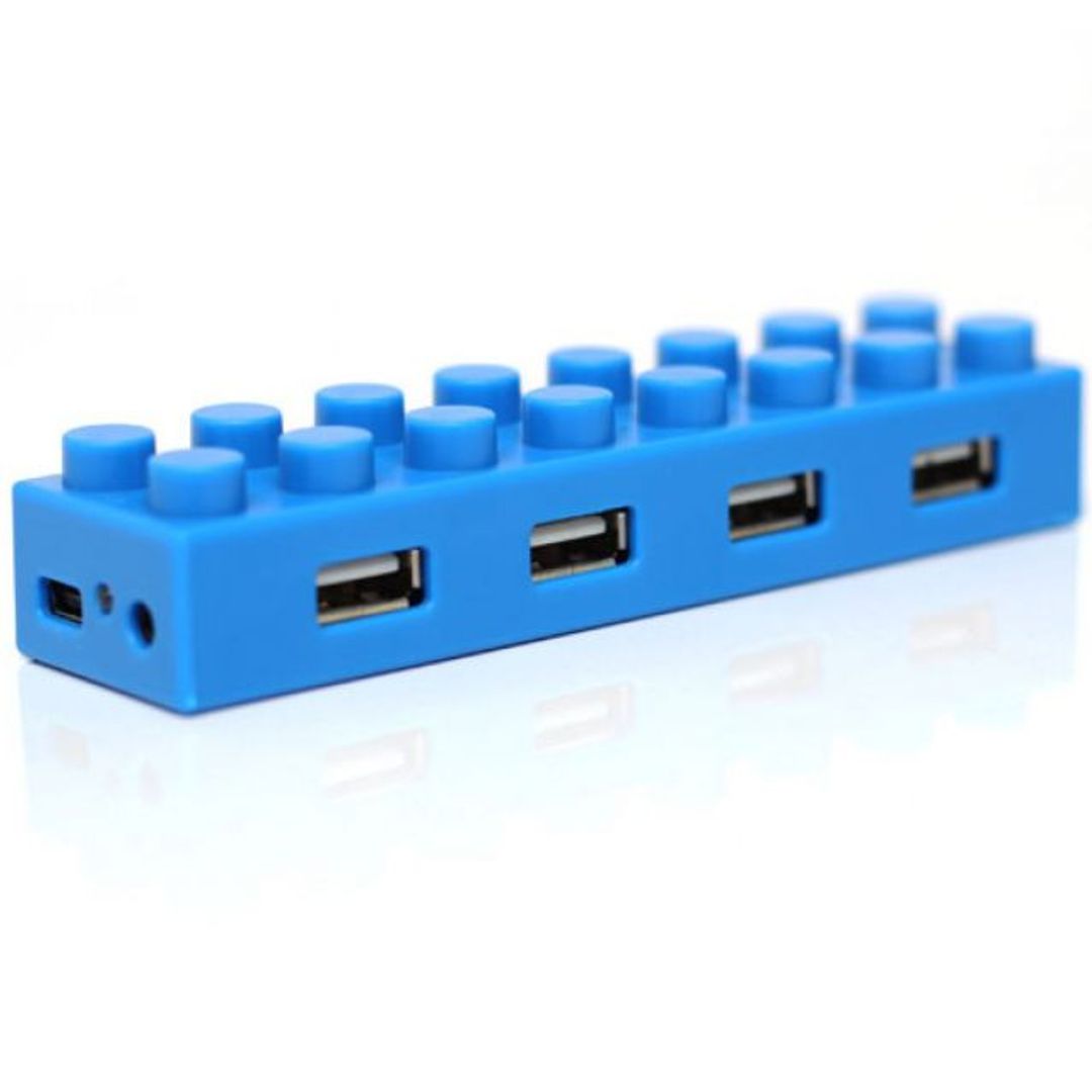 USB Хаб Лего (Синий)