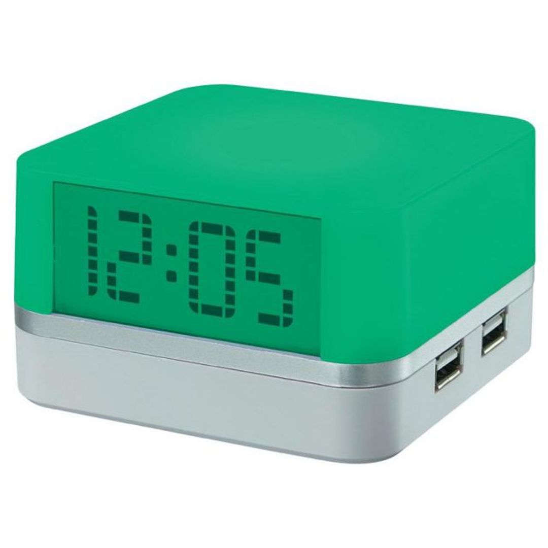 Часы с подсветкой и USB-хабом