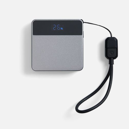 Внешний аккумулятор с беспроводной зарядкой Aura Power 5000 мАч (серый)