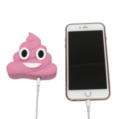 Внешний аккумулятор Power Bank Emoji Розовая какашка