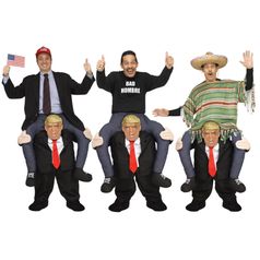 Костюм-наездник верхом Дональд Трамп
