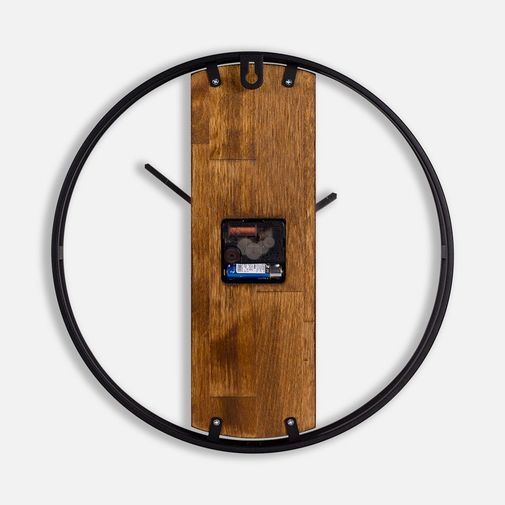 Часы Woodix (черные с коричневым)