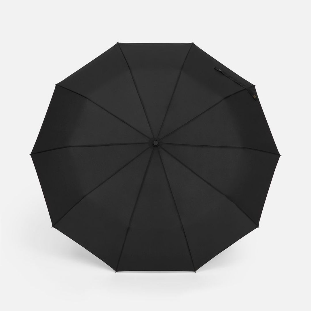 Зонт складной Cloudburst в подарочной упаковке (черный)