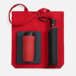 Подарочный набор Flexpen Black Walk (черный с красным)