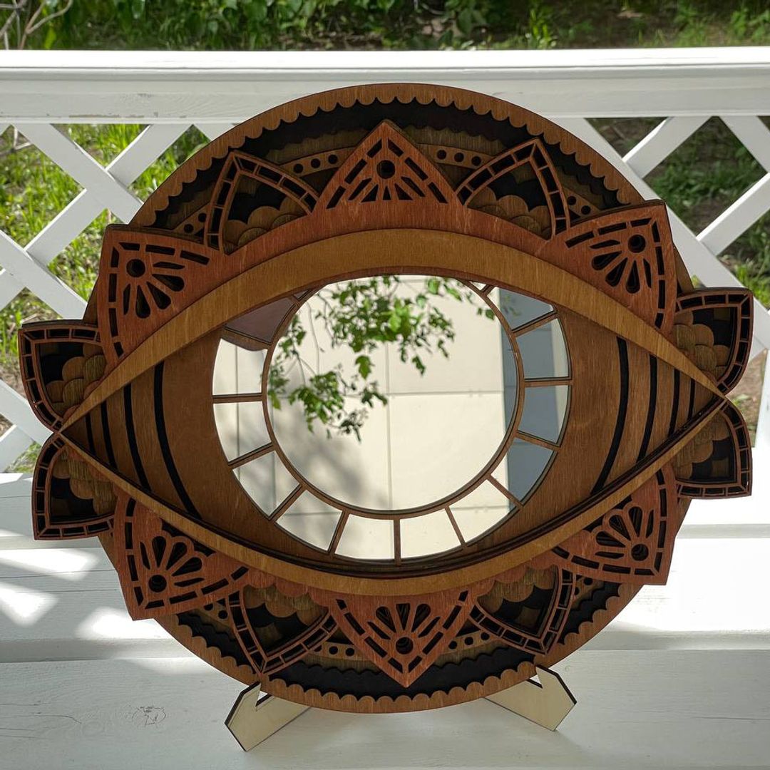 Зеркало-мандала Flower (30 см) Зеркало-мандала Flower (30 см)