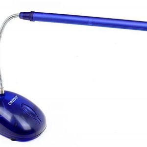 USB Лампа 7 светодиодов Синяя на подставке