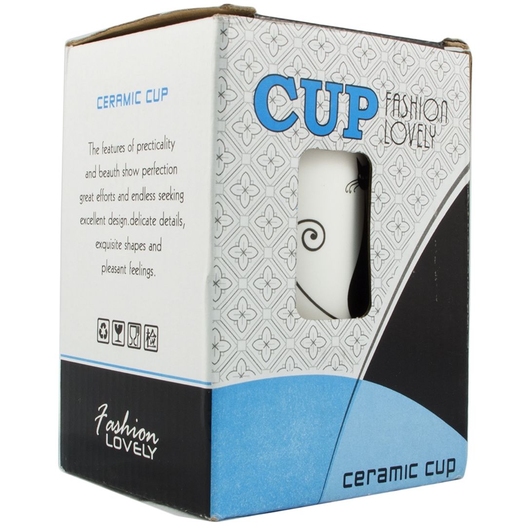 Кружка с крышкой и ложкой Котики Упаковка Кружка с крышкой и ложкой Котики Упаковка