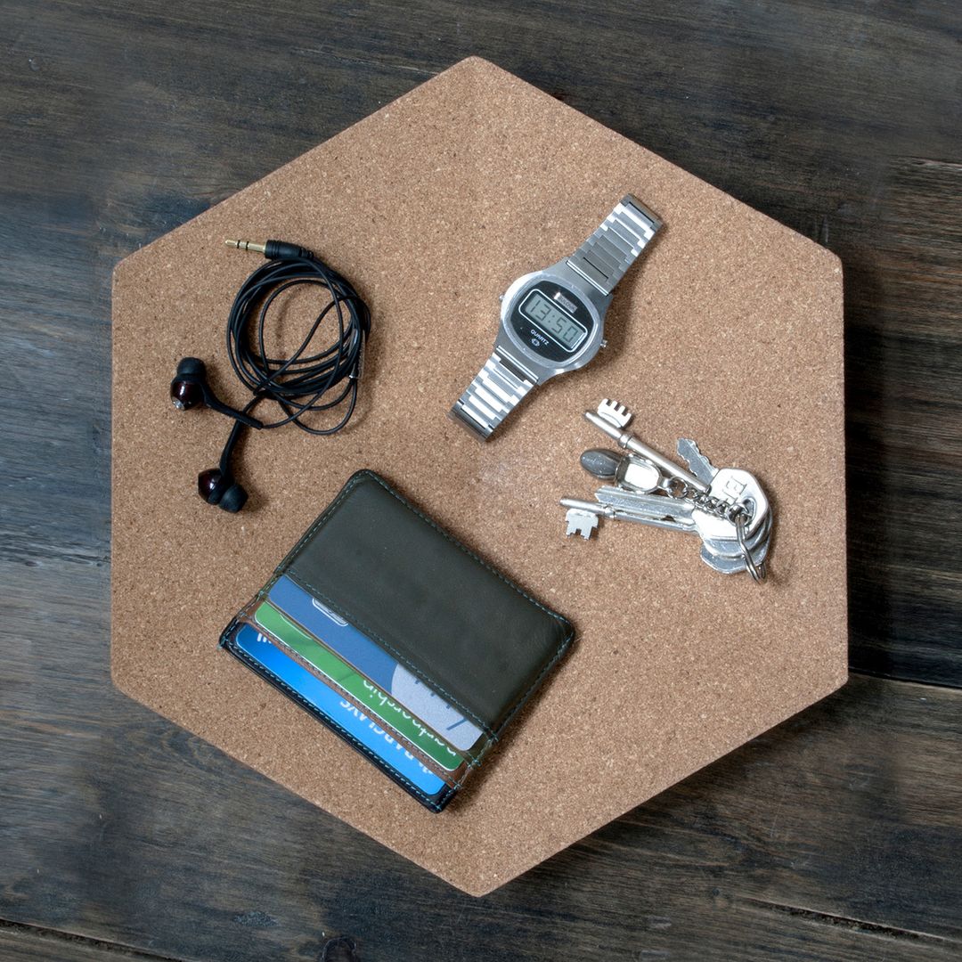 Органайзер настольный пробковый Hex Clutter Tray Органайзер настольный пробковый Hex Clutter Tray