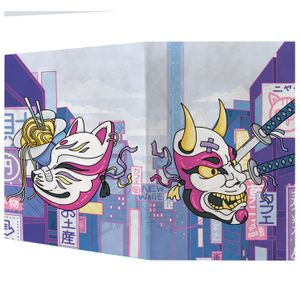 Обложка для паспорта New wallet New Hannya