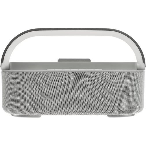 Колонка с часами и беспроводной зарядкой Veske (Серая)