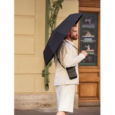 Зонт складной Cloudburst в подарочной упаковке (черный)