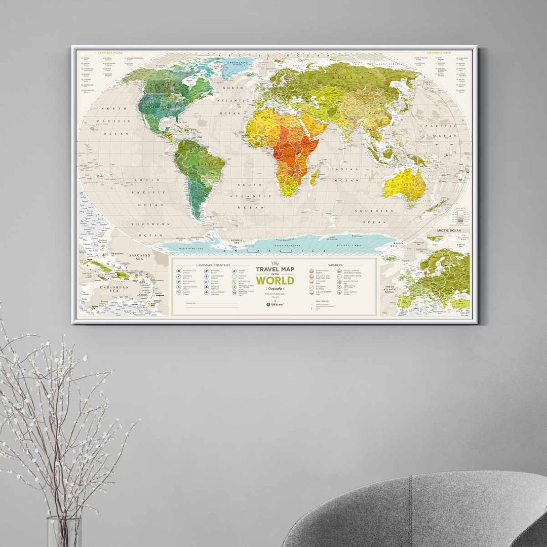 Скретч-карта мира Travel Map Geograghy World (на английском) Скретч-карта мира Travel Map Geograghy World (на английском)