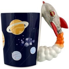 Кружка Ракета Rocket Launch Cartoon Cup