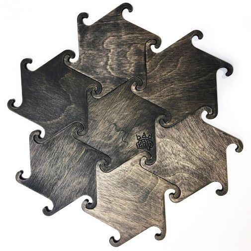 Набор подставок под горячее Hook (Черный) Набор подставок под горячее Hook (Черный)