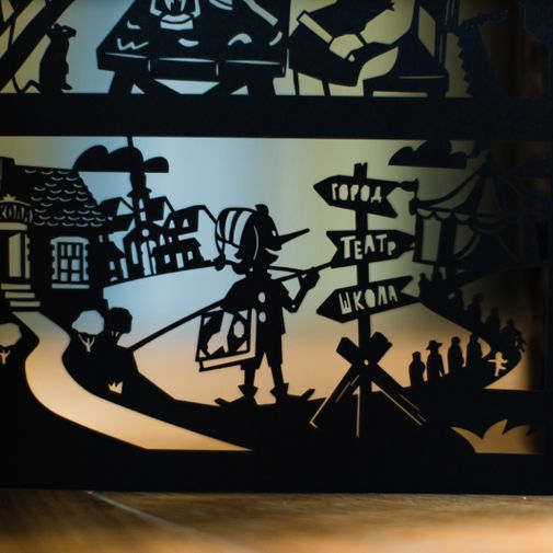 Книга Театр теней Золотой ключик Книга Театр теней Золотой ключик