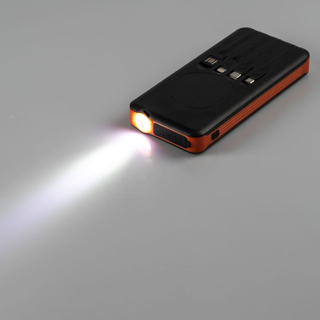 Аккумулятор Holiday Maker, 10000 мАч (Оранжевый) Аккумулятор Holiday Maker, 10000 мАч (Оранжевый)