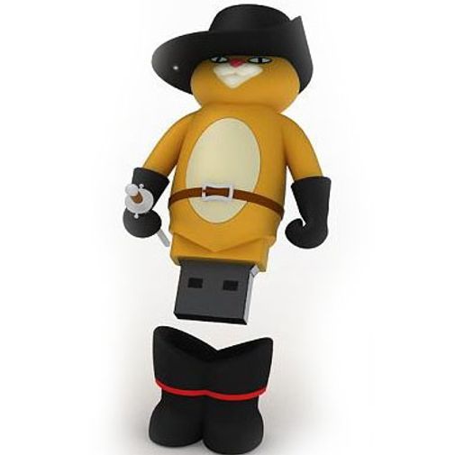 Флешка Кот в сапогах 8 Гб Флешка Кот в сапогах 8 Гб