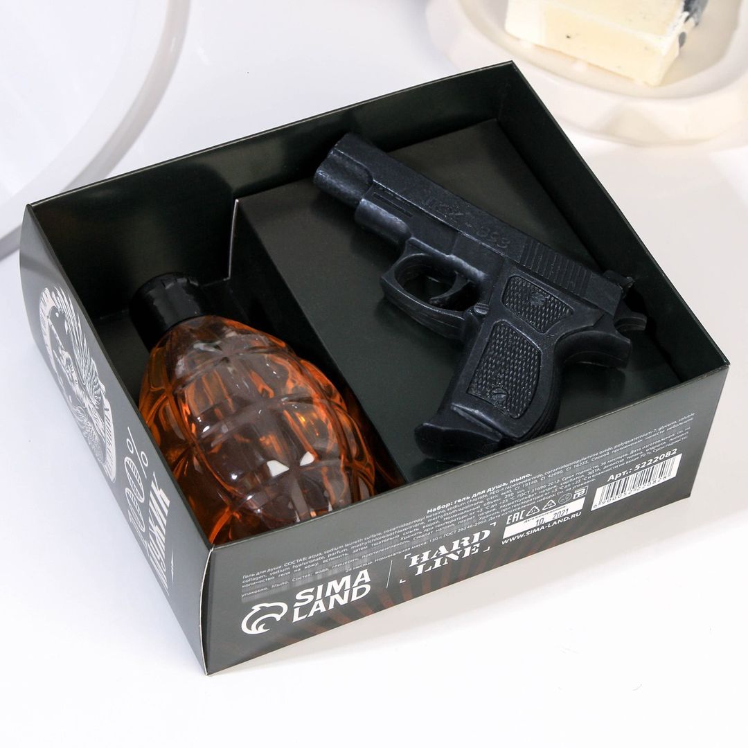 Подарочный набор Настоящий герой во всем (гель для душа и мыло) Подарочный набор Настоящий герой во всем (гель для душа и мыло)