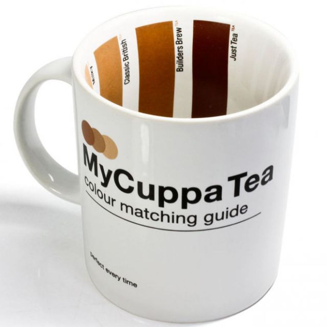 Кружка для чая Цветовой справочник My Cuppa Tea Вид сверху Кружка для чая Цветовой справочник My Cuppa Tea Вид сверху