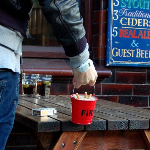 Пепельница Пожарное ведро Fire Bucket Ash Tray Пепельница Пожарное ведро Fire Bucket Ash Tray