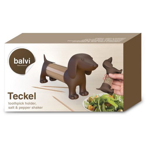 Емкость для соли, перца или зубочисток Такса Teckel Емкость для соли, перца или зубочисток Такса Teckel