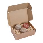 Набор елочных украшений Rustic diamonds из коллекции New Year Essential, 3 шт.