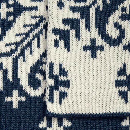 Шарф Wintertude M (синий с белым)