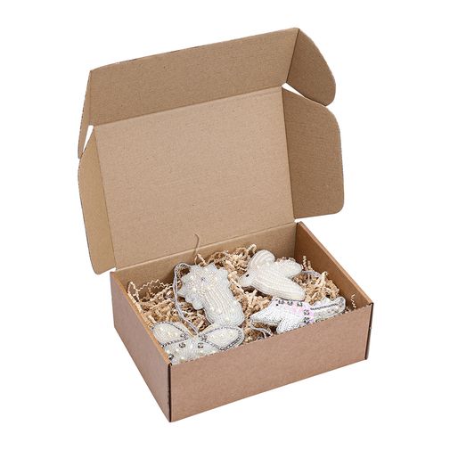 Набор елочных украшений Christmas pearls из коллекции New Year Essential, 4 шт.