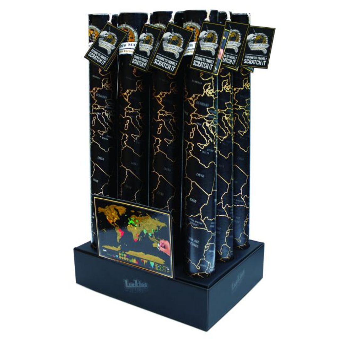 Скретч-карта мира Deluxe Edition (на английском) Скретч-карта мира Deluxe Edition (на английском)