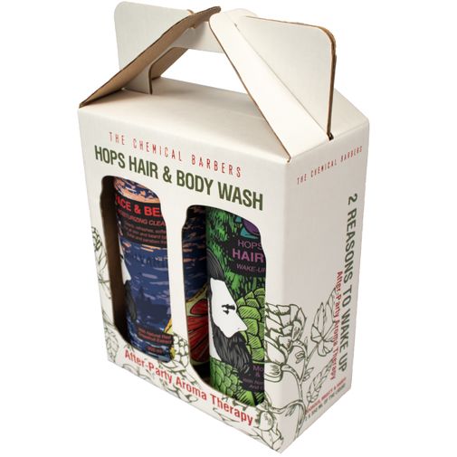 Подарочный набор The Chemical Barbers Hips&Hops С головы до ног