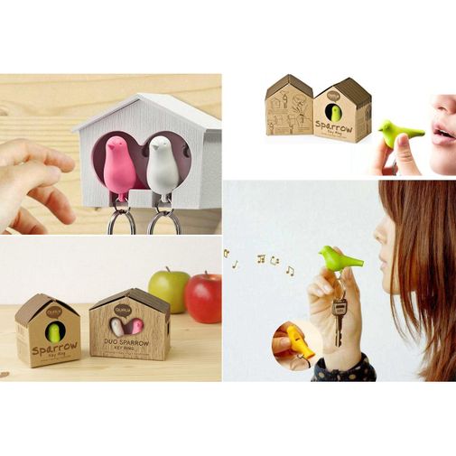 Держатель для ключей Duo Sparrow (Белый/зеленый) Держатель для ключей Duo Sparrow (Белый/зеленый)