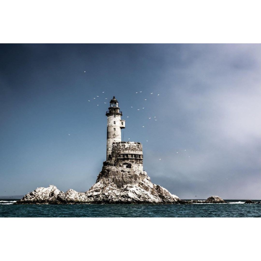 Модель сборная Маяк мыса Анива (о. Сахалин)