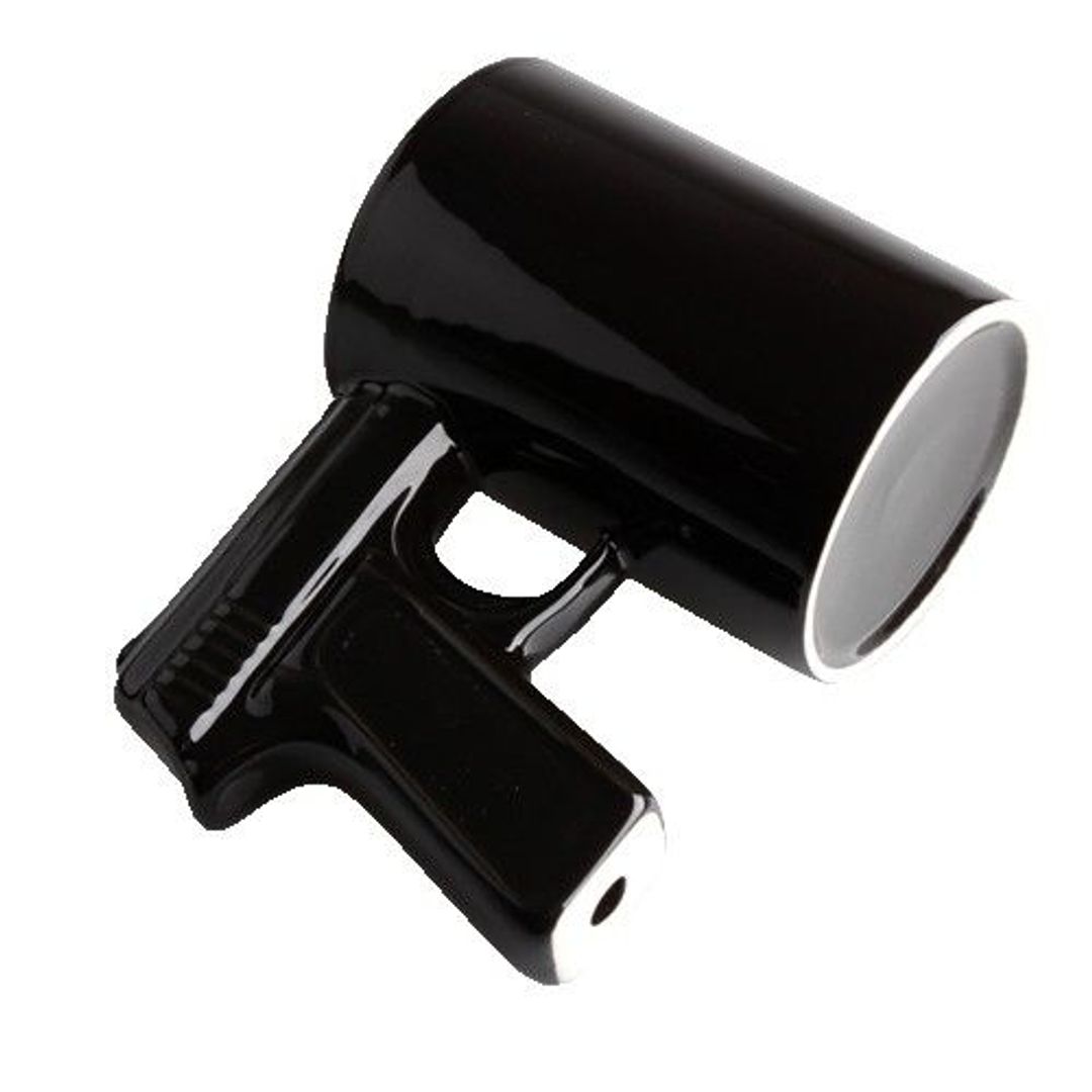 Кружка Пистолет Черная