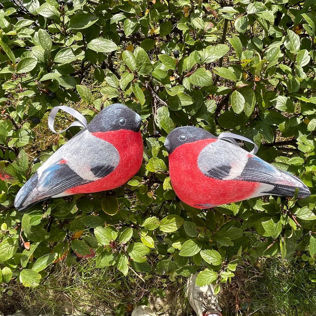 Игрушка птица Снегирь Игрушка птица Снегирь