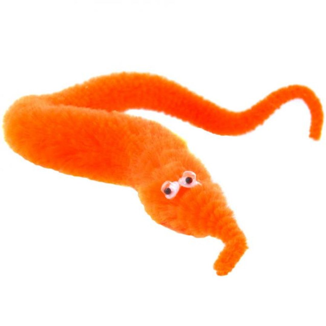 Волшебный червячок Magic Worm оранжевый