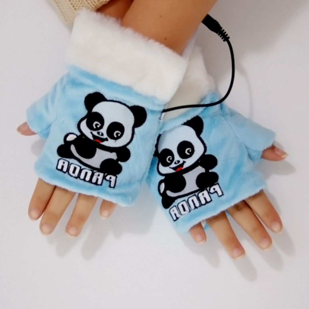 Перчатки с подогревом от USB Панда