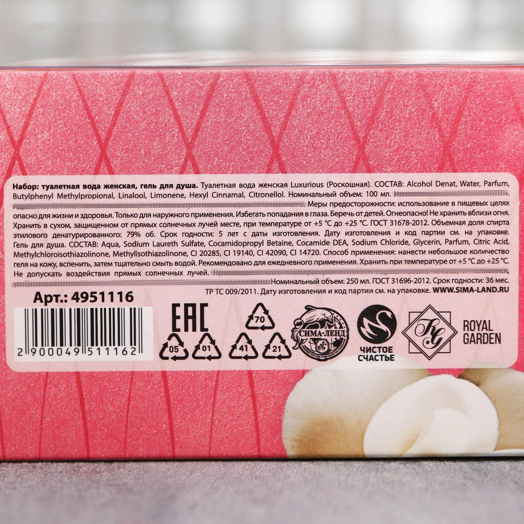 Подарочный набор Бокал с шампанским (гель для душа и парфюм) Подарочный набор Бокал с шампанским (гель для душа и парфюм)