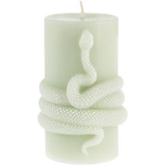 Свеча Snake Knot (Зеленая)
