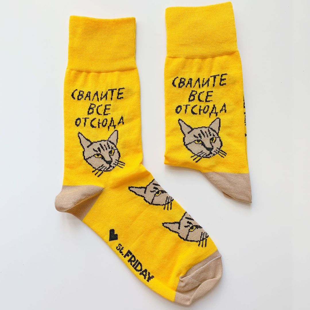 Носки Кот, у которого все дома