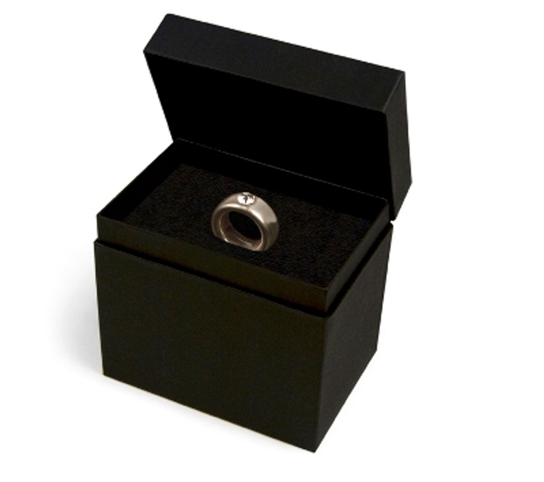 Кружка Кольцо с бриллиантом Серебрянное