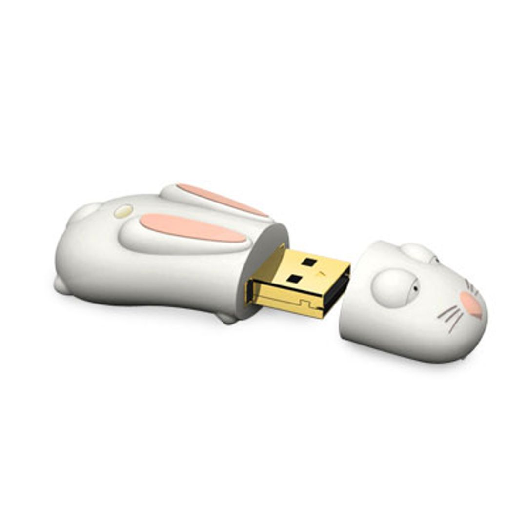 Флешка Кролик Белый 2 Гб Флешка Кролик Белый 2 Гб